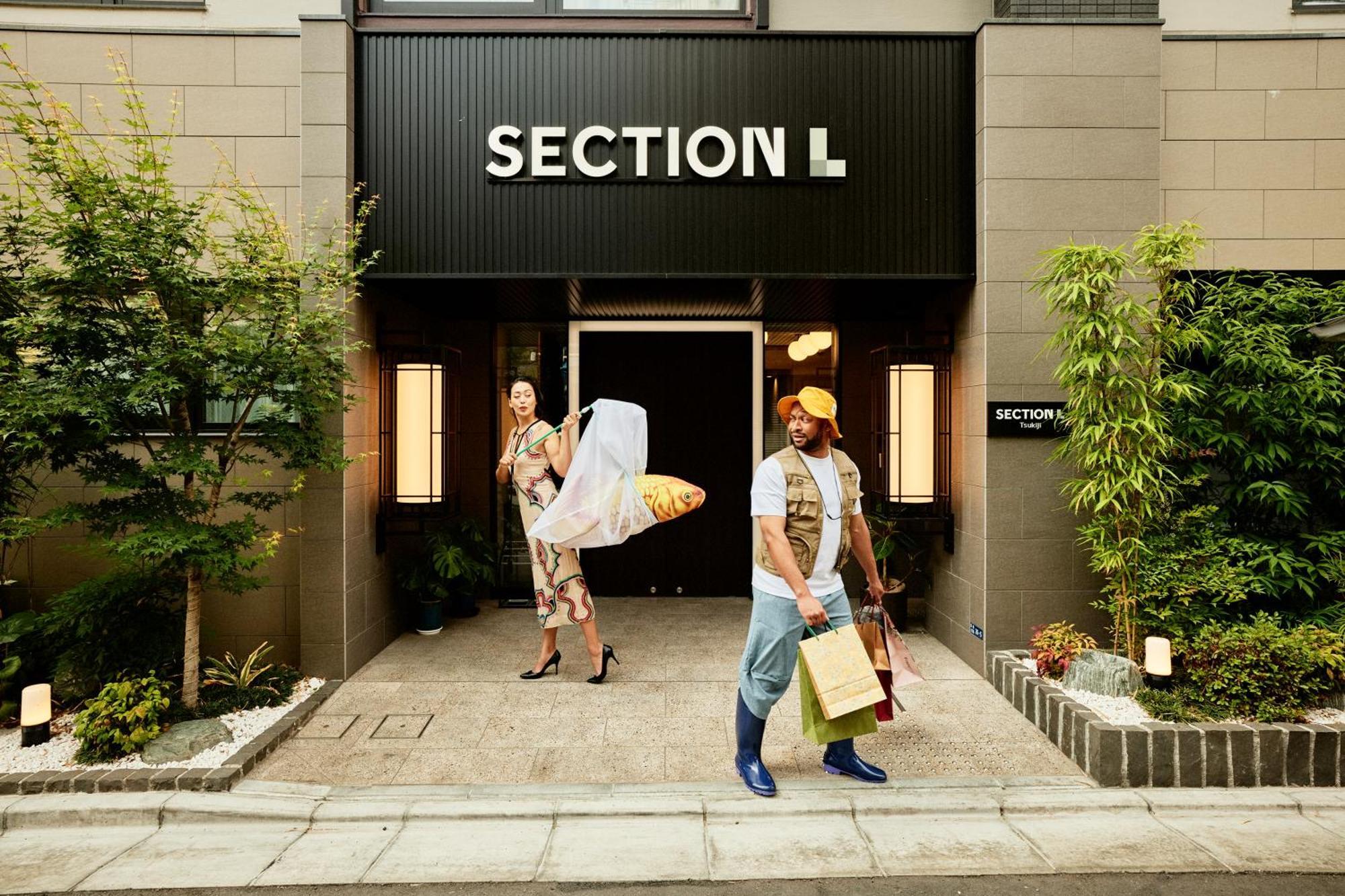 Section L Tsukiji Lejlighedshotel Tokyo Eksteriør billede